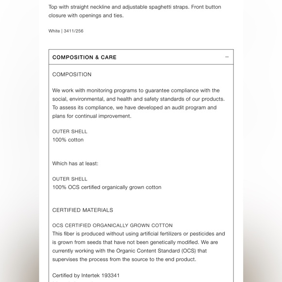 Zara tied poplin top white Medium - Picture 15 of 16